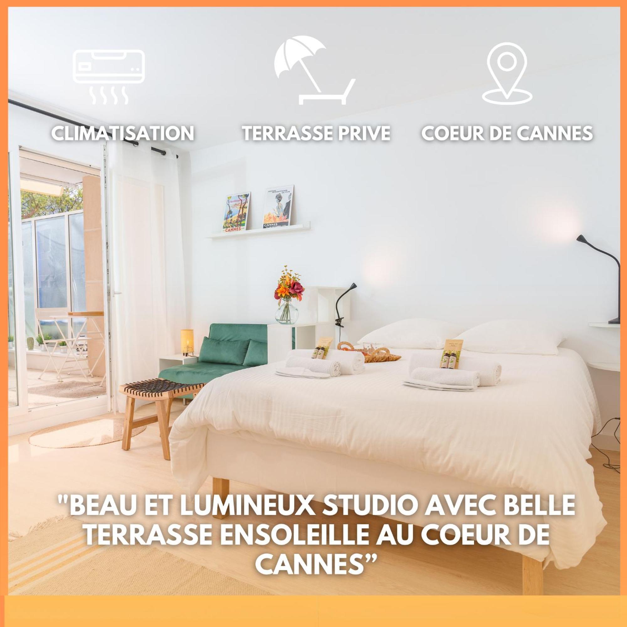 קאן Le Bristol By Apirent #Climatisation #Terrasse #Central מראה חיצוני תמונה